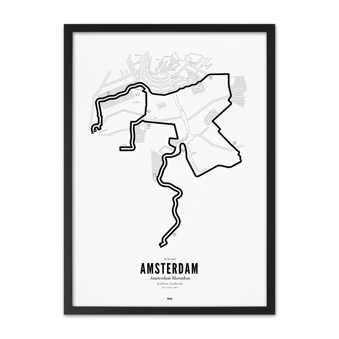 Affiches de Marathon Amsterdam 2025 | WIJCK.